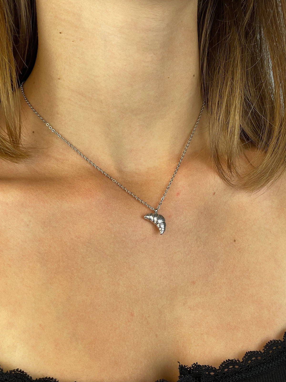 Chain Croissant Silver