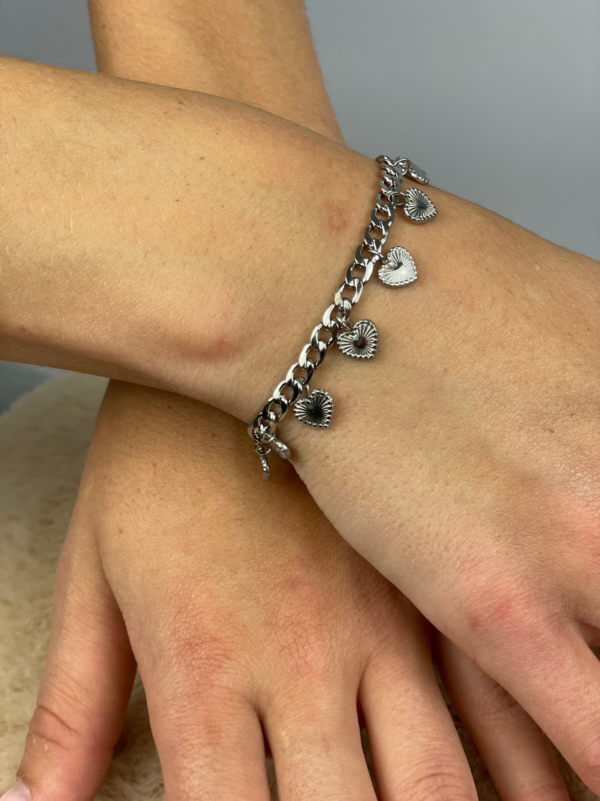 Bracelet Heart Silver